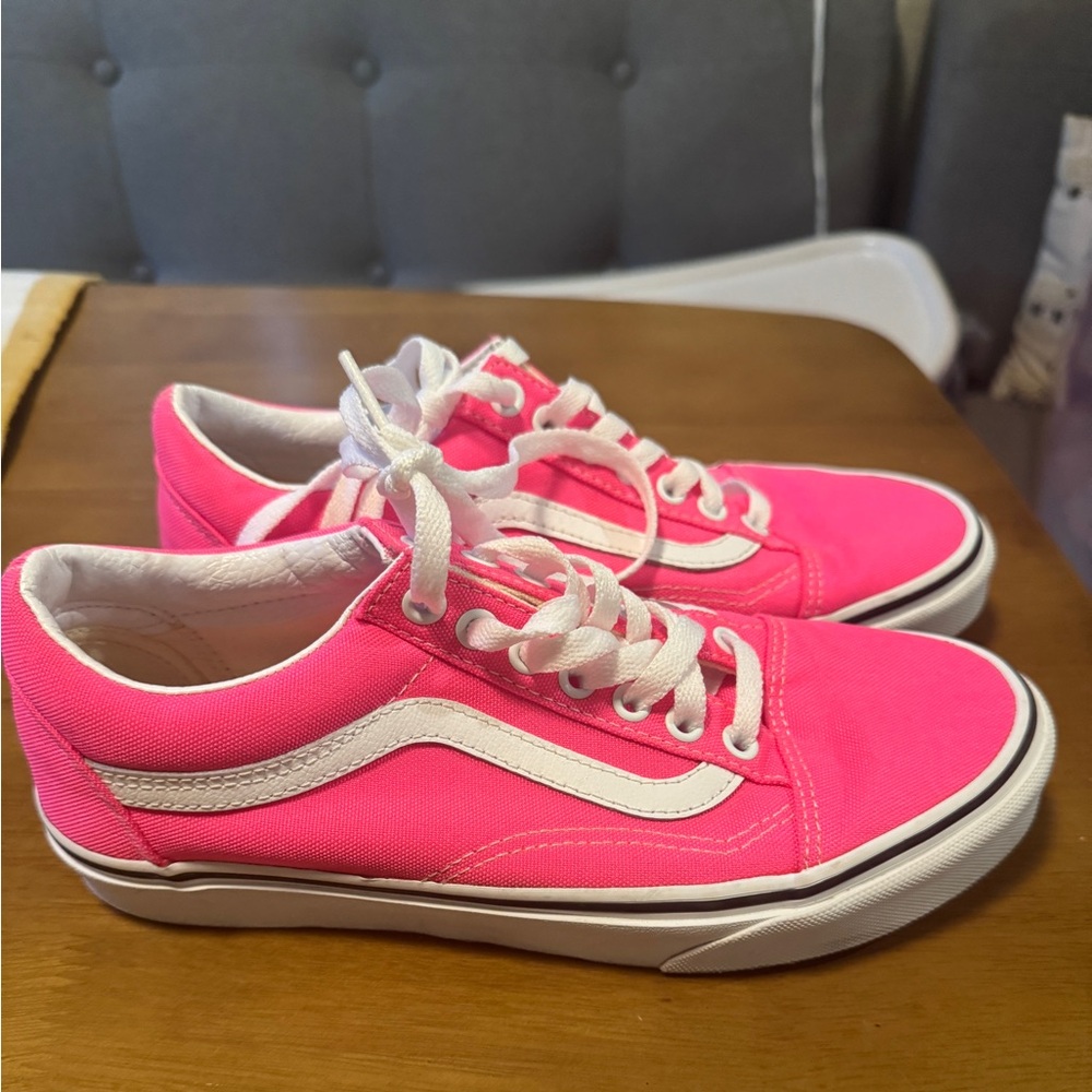 Bright pink vans
